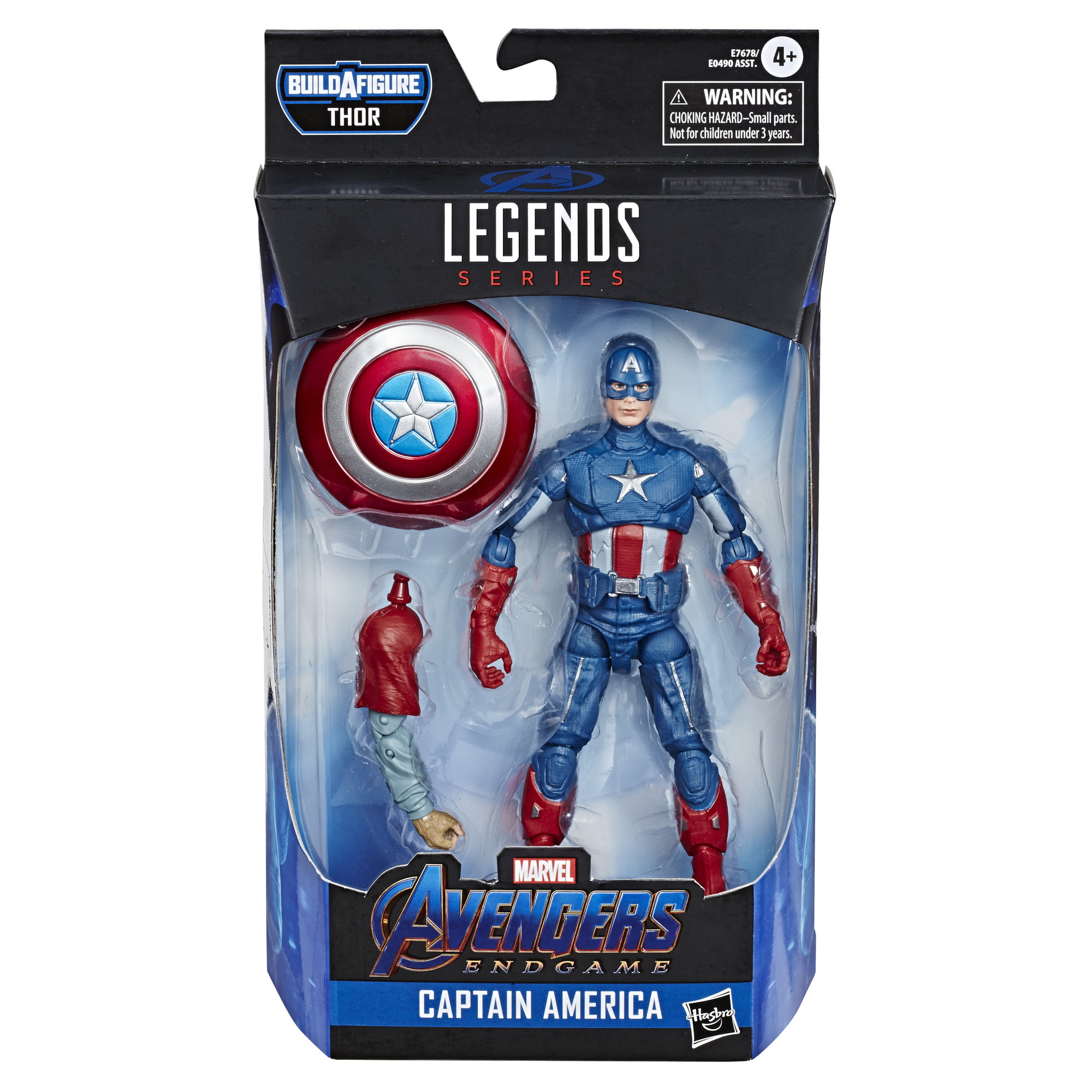 Marvel Legends Exclusive Avengers: Endgame Worthy Captain America Ex –  Action Figures and Collectible Toys