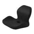 thumbnail image 3 of Cojín de espuma viscoelástica para silla de oficina, soporte para cintura y espalda, antideslizante, color negro, para coche, conducción y oficina., 3 of 8