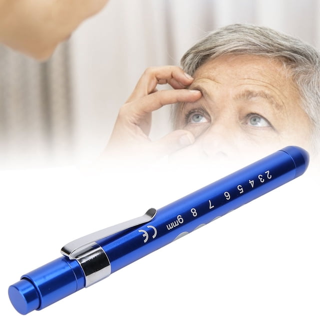 Diagnostic Pen, Power Saving LED Portable Advanced Circuit Board Control Professional Ophthalmic Examination Lamp For Clinical For Emergency Situation Blue