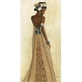 thumbnail image 2 of Tava Studios 14x24 Gold Ornate Wood Framed with Double Matting Museum Art Print Titled - Holiday Dress I, 2 of 4