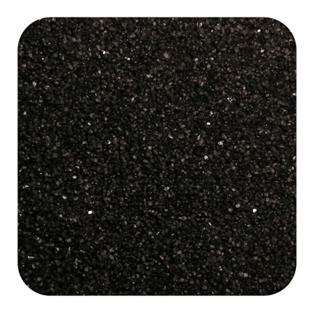 Sandtastik Floral Colored Home Decorative Sand 10 lb (4.5 kg) Box - Black