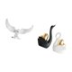 thumbnail image 5 of Elegante Figura De Cisne Angelical De Resina, Escultura Decorativa Para Oficina, Inauguración De La Casa, Estantería, Pasillo, Escritorio, Entrada, Mesa, Arte, Artesanía, Decoración., 5 of 8