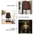 thumbnail image 3 of FONDOTIN 2Pcs Bedside Lamp Shade Cloth Decoration Rustic Design Homeowners, 3 of 8