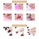 thumbnail image 4 of Uñas Navideñas Rojas Uñas Postizas Uñas Compatibles Con Niñas, 4 of 5
