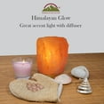 thumbnail image 4 of Himalayan Glow Salt Crystal Aroma Lamp, 15W Bulb with Wooden Base, 4" W x 4" H, 2.5 lbs, 4 of 8