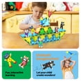 thumbnail image 3 of PicassoTiles Pete the Cat Magnetic Tiles Toy Set for Kids – 6PCS Educational STEM Building Blocks, 3 of 13
