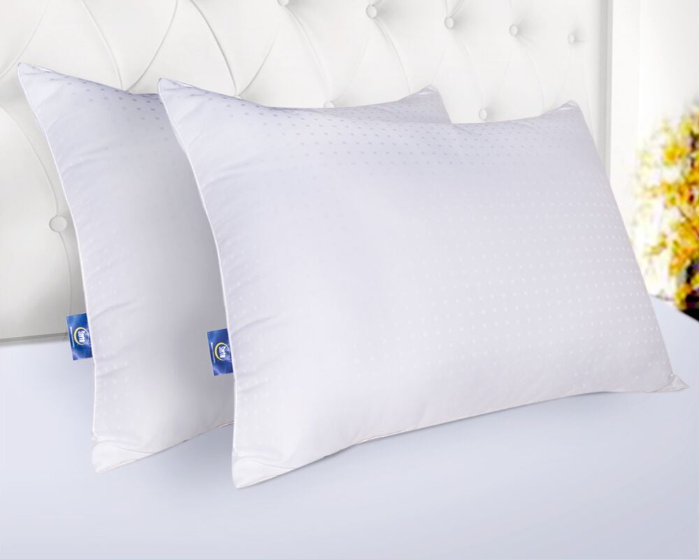 Bed Pillows Won't Go Flat Sertapedic Hypoallergenic Standard Size Set