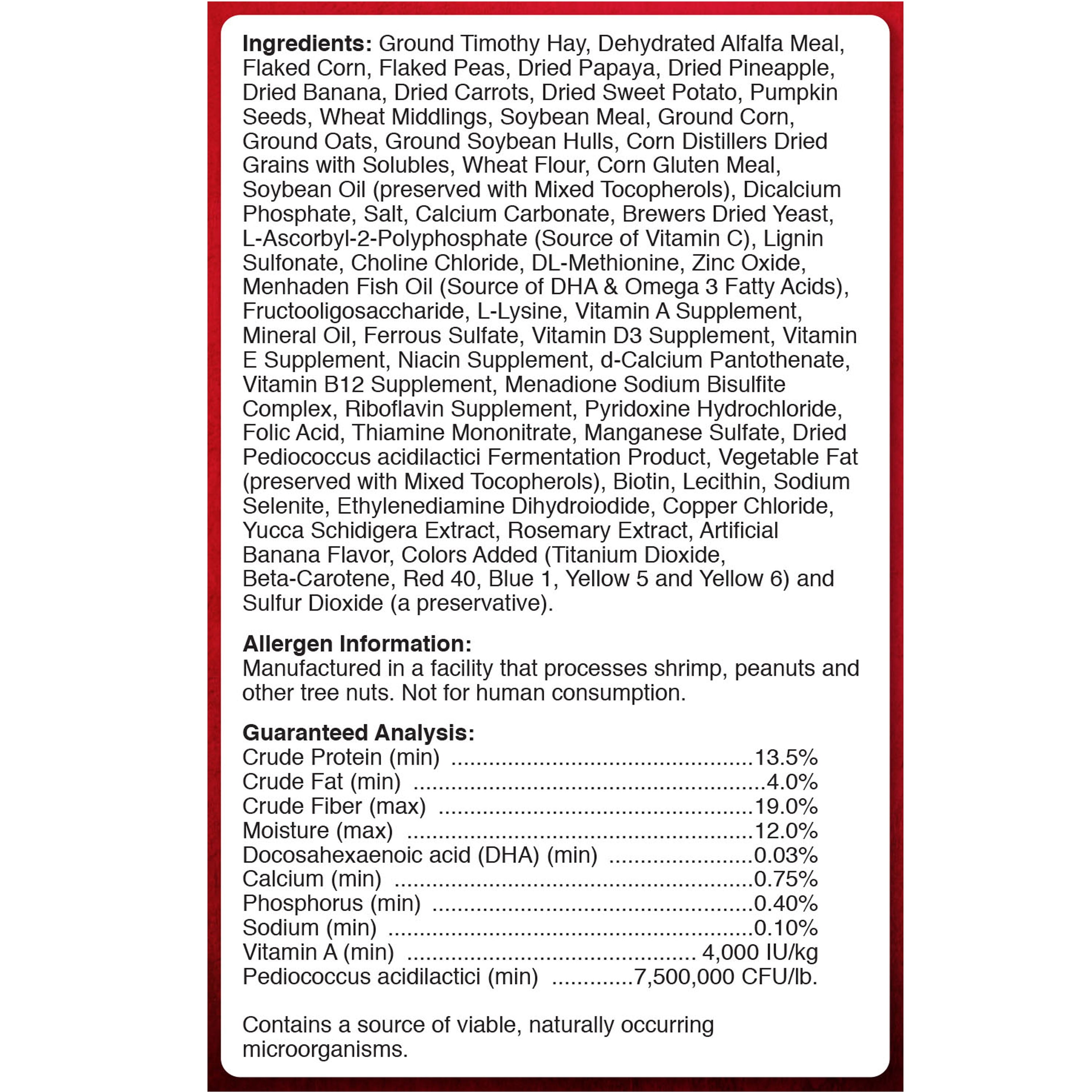 Encore Gourmet Foraging Feast Pet Rabbit Food, 4 lb.