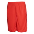 thumbnail image 4 of Real Essentials Boys Mesh Performance 5-Pack Shorts with Pockets, Sizes 4-18, 4 of 6