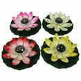 thumbnail image 1 of SPRING PARK Garden Decor Pond Landscape Lamp Lotus Light Floating Plants Solar Powered LED, 1 of 7