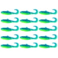 thumbnail image 2 of LShunze Soft Plastic Fishing Lures, 15Pcs 5.5CM/2G Paddle Tail Swimbaits for Bass Fishing, Bass Fishing Lure Swim Baits for Fishing Trout Redfish Freshwater Saltwater, 2 of 8