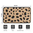 thumbnail image 5 of Brown and Black Of Leopard Print Door Rugs,Washable Non Slip Door Mats Indoor,Decorative Door Mats,Entry Mat Indoor for Entrance,Bedroom,Kitchen,Bathroom,30"x17", 5 of 6