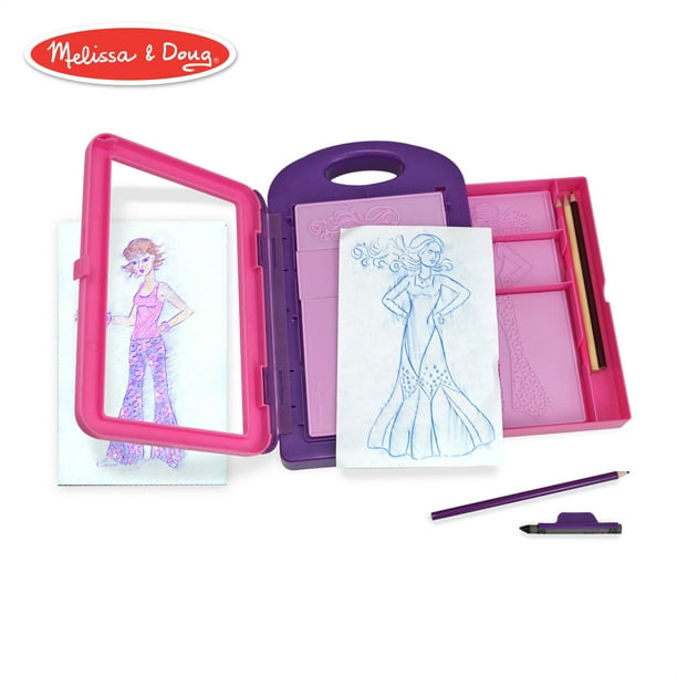 Melissa & Doug Fashion Design Art Activity Kit - Walmart.com - Walmart.com