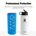 thumbnail image 3 of Injueey Protector de cubierta de silicona, soporte profesional para botellas de bebidas, accesorio para envolver botellas de agua, tapas de Cubiertas para muebles de jardín Azul METRO, 3 of 6