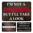 thumbnail image 1 of Placa Metal Vintage Con Frase Humorística Pintura Hierro Rectangular 40x30cm 3 Uds., 1 of 9