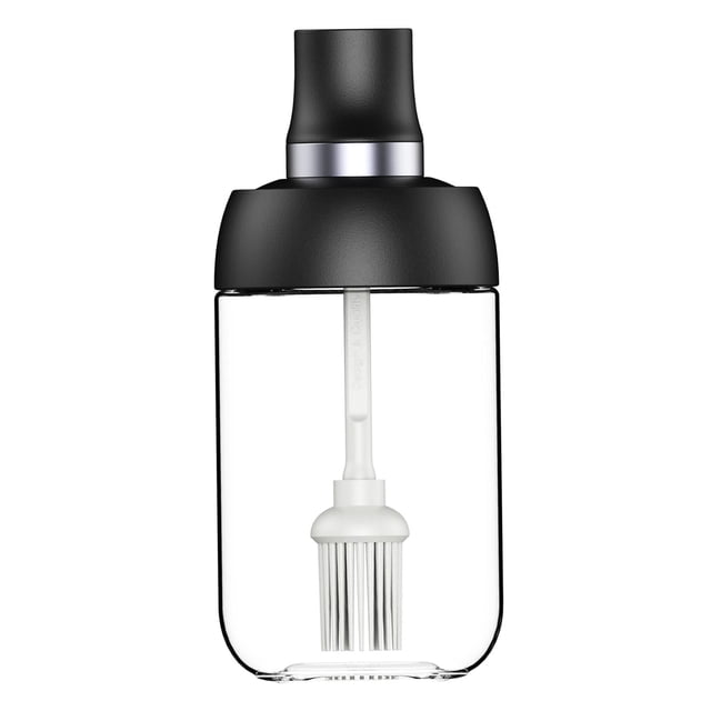 s de Especias, de con Tapa, de para Almacenamiento, para Condimentos, Sal, Azúcar, Pimienta, Cepillo negro Sunnimix recipiente de condimentos
