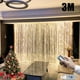 thumbnail image 4 of Guirnalda de cortina LED para decoración navideña, guirnalda de luces de hadas con Control remoto USB, iluminación de vacaciones, fiesta y boda, 4 of 4