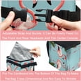 thumbnail image 4 of Flamingo Foldable, with Lid, Leak-Proof, Hanging Storage Bag Car Trash Can - Car Garbage Can - Trash Can for Car, 4 of 6