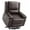Brown, variant on PU Leather Electric Power Lift Chair,Recliner Massage Chair,Adjustable Furniture for Back,Legs w/Heat and Massage,Side Pockets,Electric Lift Recliner for Elderly & Mobility Impaired