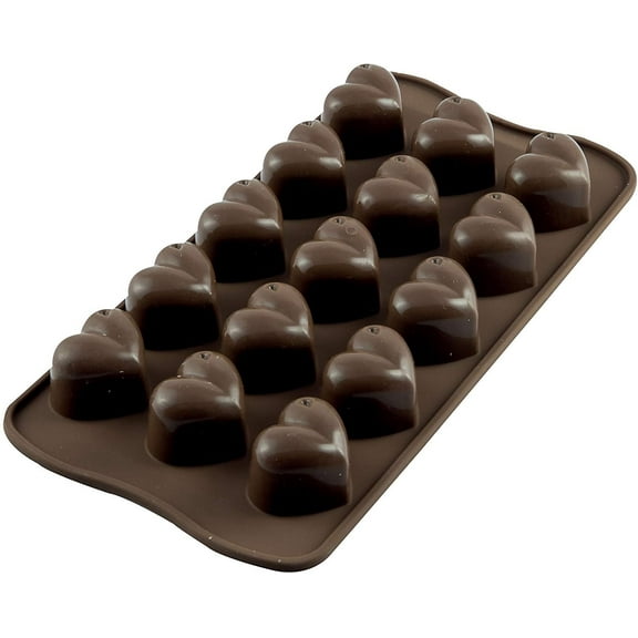Silikomart Silicone Easy Chocolate Mold, Hearts