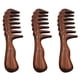 thumbnail image 1 of 3X Peine para Desenredar - Peine de Madera de Dientes Anchos para Cabello Rizado - Sin Peine de SáNdalo de Madera Natural EstáTico, 1 of 5