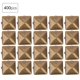 thumbnail image 1 of 400 juegos de 4MM-7MM DIY Leathercraft Spike Remaches Square Spike Studs Bolsas Zapatos Cinturón AccesoriosBronce 6mm, 1 of 6