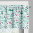 thumbnail image 5 of Ambesonne Animal Valance & Curtain, Tropical Art, 55"x45", Sea Green Pale Blue, 5 of 6