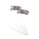 thumbnail image 1 of 100pcs Agujas Punzón Herramienta de de Inserción de Puntada de Rosca de Bricolaje + 4 x Especificaciones Mano de Agujas de Darning Hugo Agujas de coser de la mano, 1 of 10