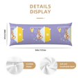 thumbnail image 2 of Bixox Corgi Washing in Bathtub Print Body Pillow Cover with Zipper Closure, Cozy Fuzzy Fleece Body Pillow Case Cover 20 x 54 Inches,Long Body Pillow Pillowcase, 2 of 6