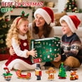 thumbnail image 4 of TERRAMUS Christmas Advent Calendar Building Set, 24-in-1 Holiday Hanging Tree Ornaments Bricks Kit for Kids Boys Girls Ages 6+, 4 of 12