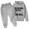 

Toddler Boy Outfits Winter Dark Gray Kids Hoodie Sweatshirt And Sweatpants Pullover Hoodie Set Tracksuit 2 Piece Outfits 140