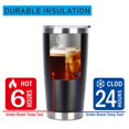 thumbnail image 3 of 8/12/24pcs 20oz Stainless Steel Insulated Tumblers Bulk, Double Wall Vacuum Travel Mugs with Lid & Straw, Thermal Cups for Hot & Iced Coffee & Drinks, 3 of 24