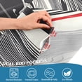 thumbnail image 5 of Yayeee Kitchen Curtains Tier Set of 2 Light Filtering 57"x24" Over Sink Window Panels, Black Illusionary Boat, 5 of 7