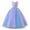 Z10-Blue, variant on Goindgs Toddler Girls Princess Tutu Dress O-Neck With Rainbow Flower Girl Birthday Tutu Dress O-Neck for Stage Performance & Christening Comfort Wear Z11-Pink 7-8 T