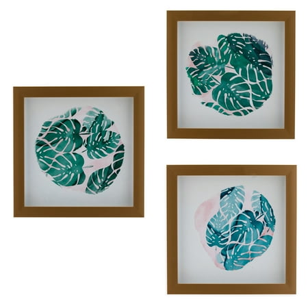 Drew Barrymore Flower Home Floral Framed Art Prints, Set of 3