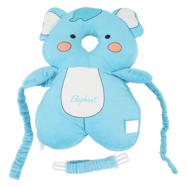 Mochila protectora para la cabeza de bebé, con forma de dibujos animados, cojín protector para la espalda para caminar y gatear, tipo A