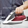BLACK+DECKER Vitessa Advanced Steam Iron with DualPosition Cord, Red