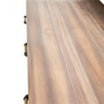 thumbnail image 6 of Michael Amini Crossings Wood & Metal Writing Desk in Reclaimed Barn Brown, 6 of 8