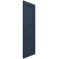 thumbnail image 3 of Ekena Millwork 12"W x 34"H EnduraCore Center Circle Arts & Crafts Shutters, Starless Night Blue, 3 of 5