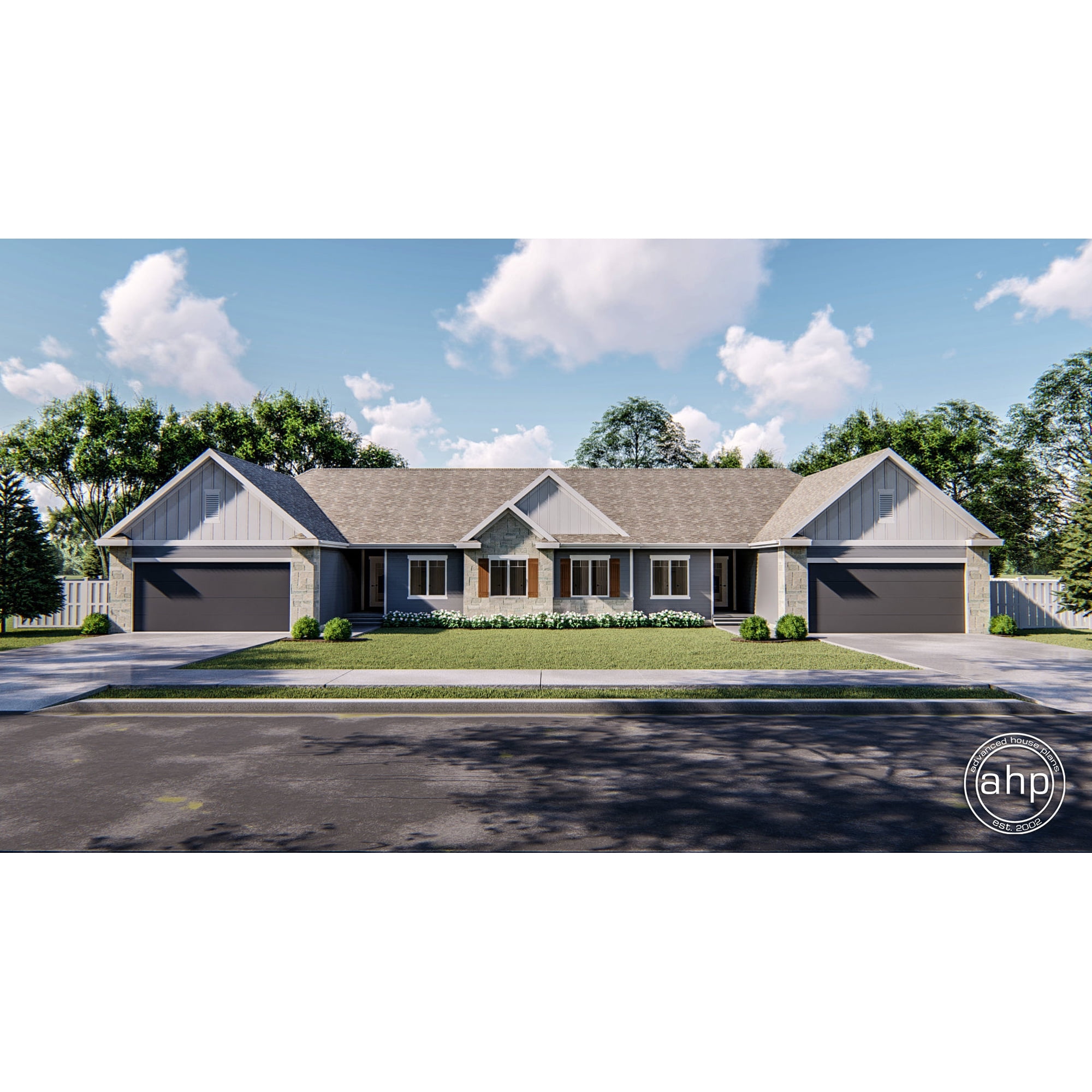 Advanced House Plans: Builder Ready Blueprints | Springfield 29417 | Multi-Family Plan