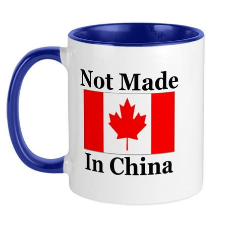 

CafePress - Not Made In China Canadian Mug - Ceramic Coffee Tea Novelty Mug Cup 11 oz