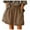 Khaki-12, variant on Owordtank Womens Summer Flat Front Shorts with Pockets Cotton Linen Wide Leg Lounge Shorts