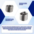 thumbnail image 3 of 100Pcs Wire Insert Thread,  Heli Coil Thread Repair Stainless Steel SS304 Thread Insert Coiled Wire Insert (M40.71.5D), 3 of 7