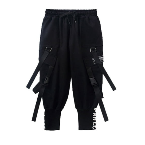 CUZIBR Tollder Boys Girl Fashion Waist Flare Pants Casual Long Pants Jeans Slacks Cargo Pants Trousers Lovely Dailywear For Toddler