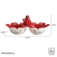 thumbnail image 2 of Pfaltzgraff Winterberry 2 Section Serving Bowl, 2 of 10