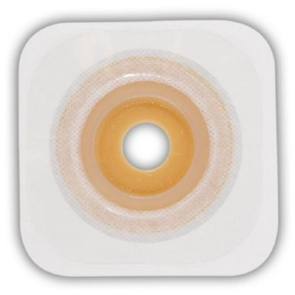 Esteem Synergy Ostomy Barrier, Trim to Fit, 4 x 4 Inch, Extended Wear, 7/8 to 1-1/4 Inch Opening, 10 Count