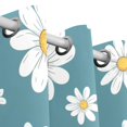 thumbnail image 3 of Daisies Floral Flowers 54×55 Inch Black Out Curtains 2 Packs Aesthetic for Bedroom Living Room Sliding Glass Doors Kitchen Windows, 3 of 5