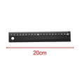 thumbnail image 7 of Cutting Ruler Metal Crafting Ruler Stainless Steel Handmade Sturdy Anticutting Portable Leather Ruler Cutting Auxiliary Ruler 20cm, 7 of 7