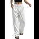 thumbnail image 3 of Pantalones A Rayas para Mujer, de Color Block, Cintura Alta, Pierna , Informales, para Trabajo y Oficina. M, 3 of 9