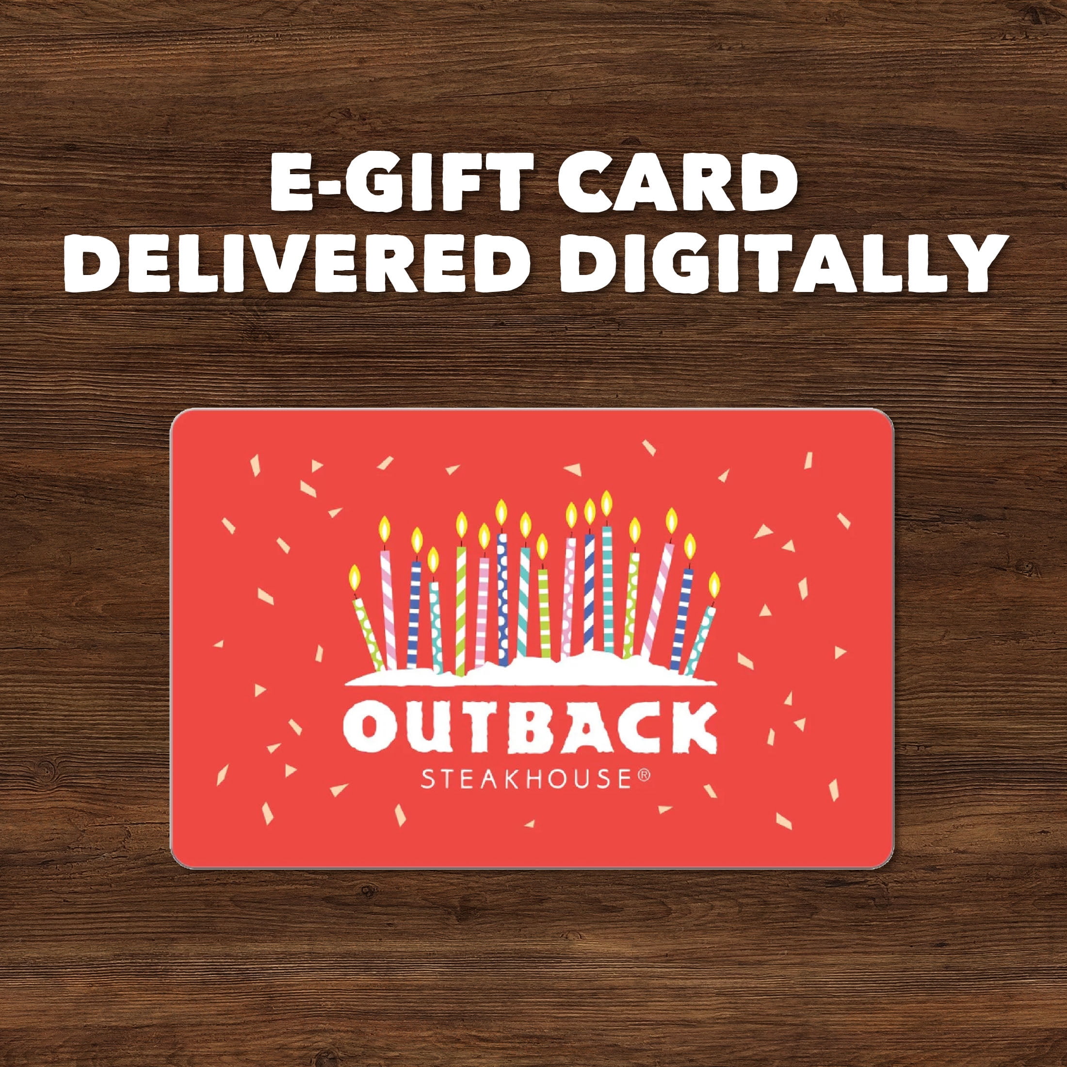 Outback Steakhouse $25 Birthday eGift Card [Email Delivery]